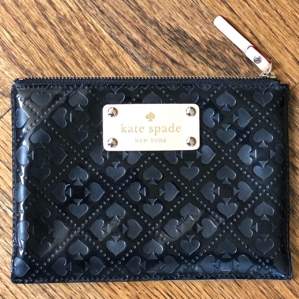 Kate Spade ‘Ace if Spades’ Black Clutch